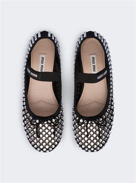 miu miu studded ballet flats|marie claire ballet flats.